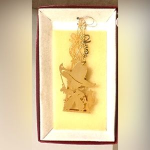 24 kg Cowboy Ornament, MARSHALL FIELD's Little Boy Fishing, VTG 50's/60's USA